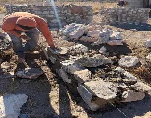 Obra de construcción en proceso
